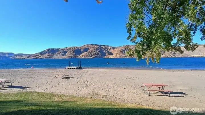 Spring Canyon State Park sandy beach and boat launch on Lake Roosevelt is just 7 miles away.