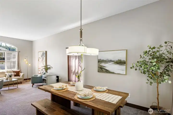 This home has a wonderful floor plan and enjoys formal as well as informal gathering spaces.