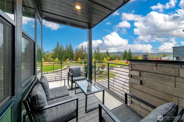 Deck is just off main living space