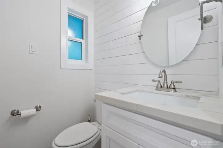 Half bath on main.