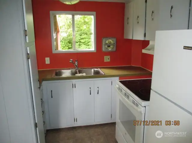 Kitchen in mobile home