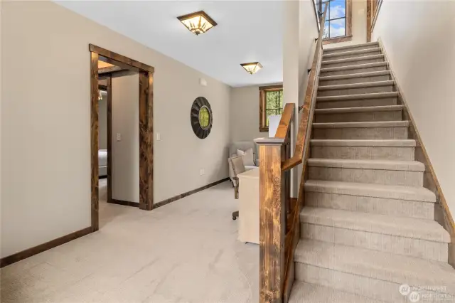 Upstairs to the third level