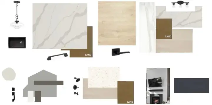 Colors selected for the home.