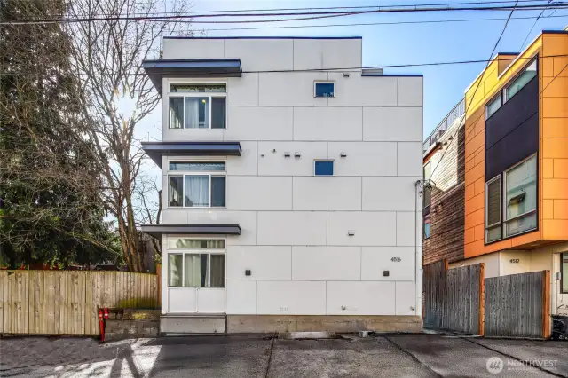 Off street parking- (the middle spot.)