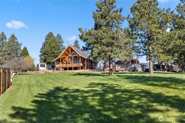 Double lot providing an abundance of outdoor space