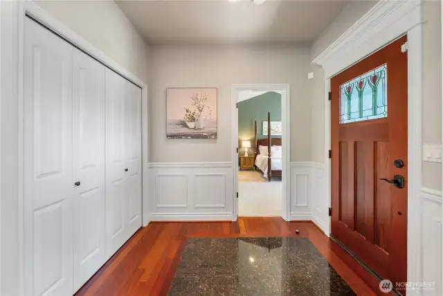 Warm and Elegant Entryway with Classic Charm.
