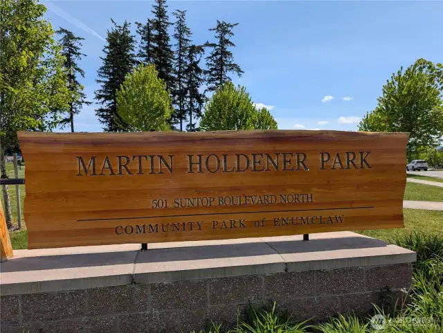 Within walking distance to your neighborhood park.
