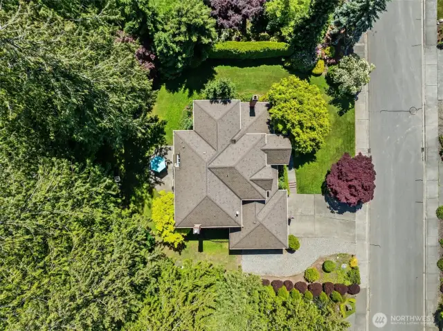 Top down aerial.