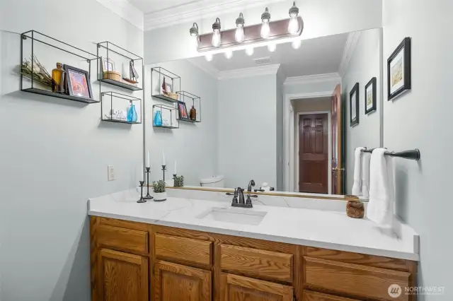 Main floor half bath.