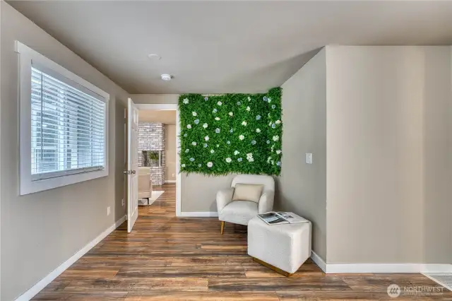 Bring your books and a cozy blanket for your new reading nook area!