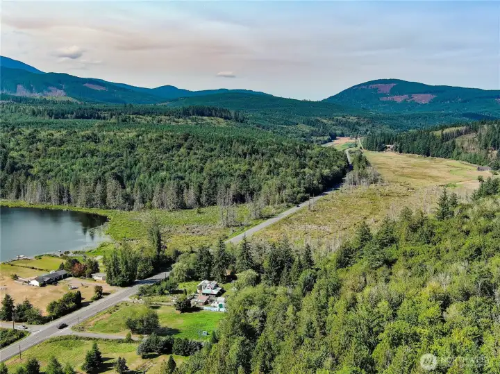 View to the West over the site.