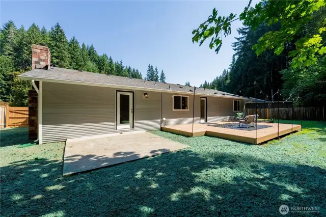 Fully Fenced Backyard