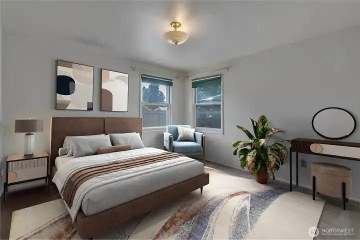 First of Two Bedroom _ Virtually Staged