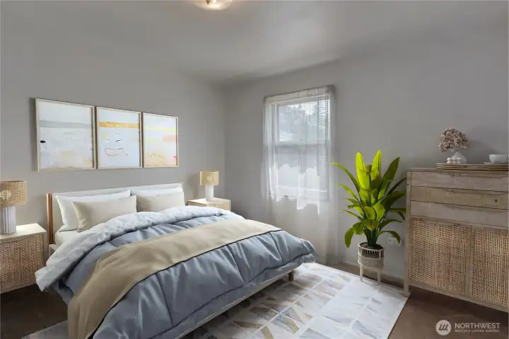 Second of Two Bedrooms _ Virtually Staged