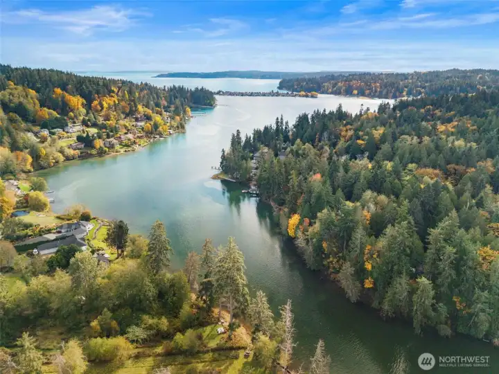 You’ve hit the jackpot, with the rare pairing of acreage and waterfront!