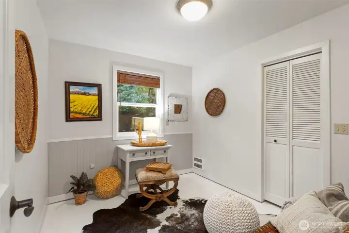 Almost all windows have been upgraded to energy efficient vinyl.