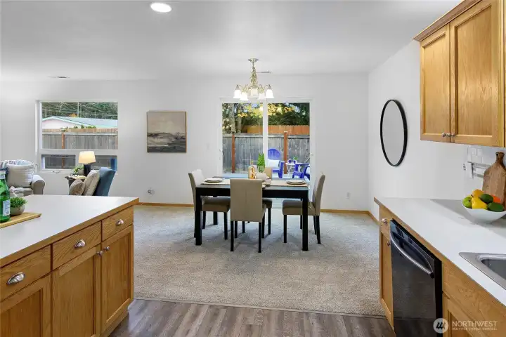 Easy access to backyard