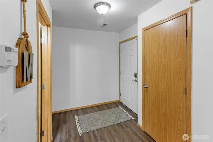 Entry and coat closet