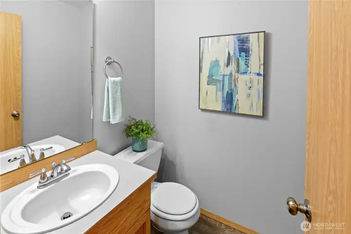 Half bath on main floor
