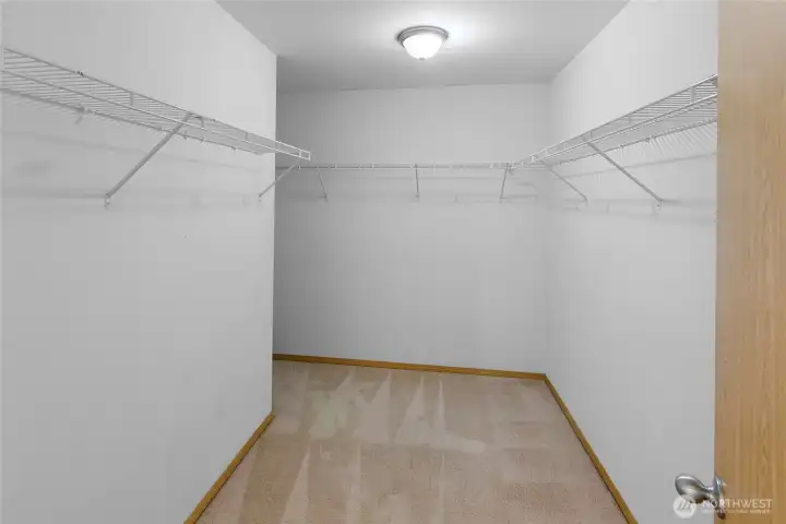 Massive walk in closet