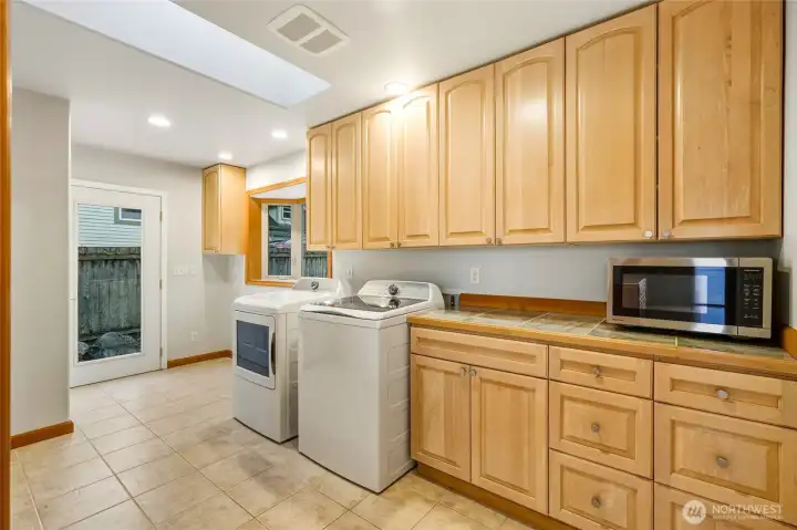 Kitchen connects to utility/mud room, lots of extra storage!