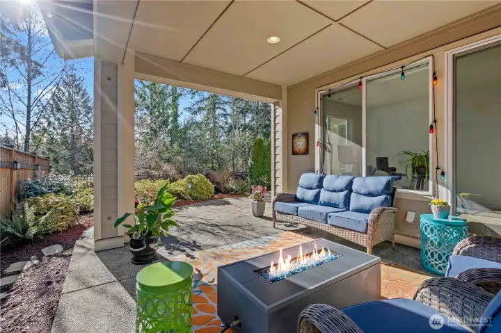 End your day with peace and tranquility in your own backyard!