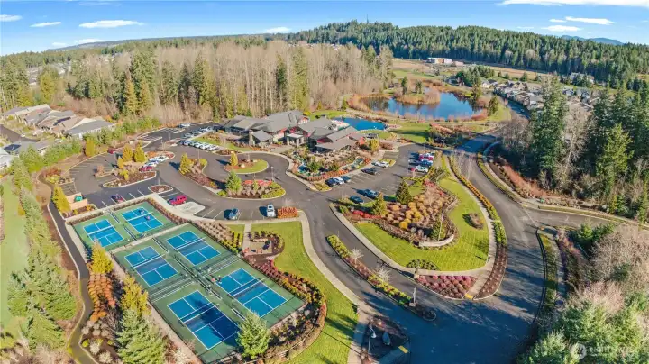 Private pickleball courts for Trilogy, the lodge has so many amenties