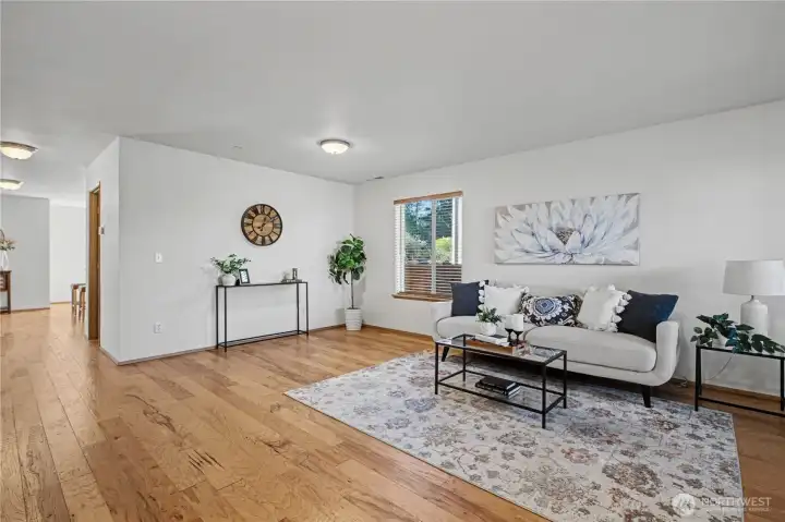 Add a dining table, or extend your living area.