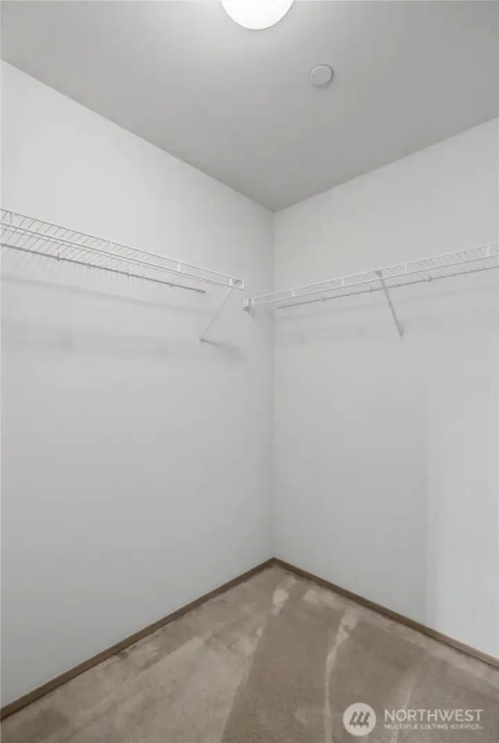 Bedroom 3 walk in closet