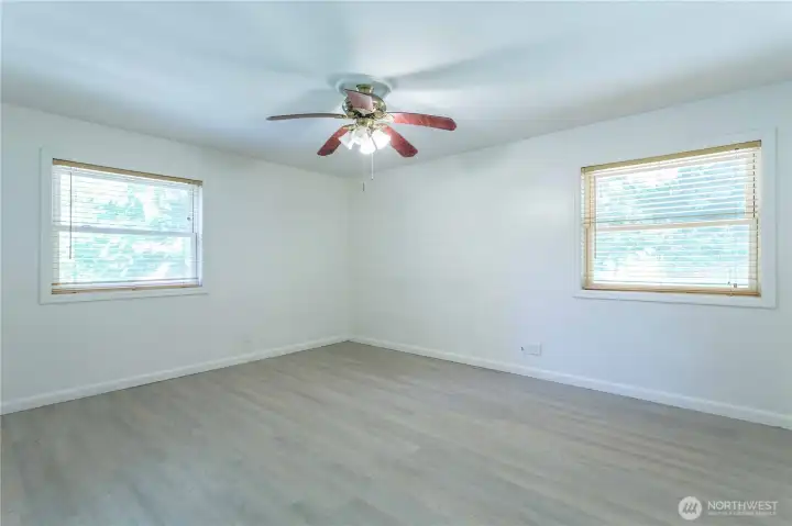 Bedroom #2 with fan