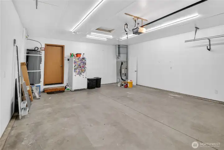 New garage door opener, new garage lights