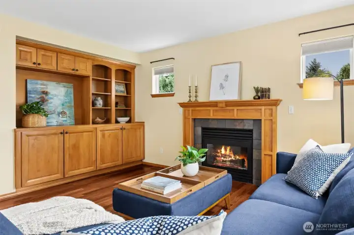 Custom Built-in wall of cabinetry