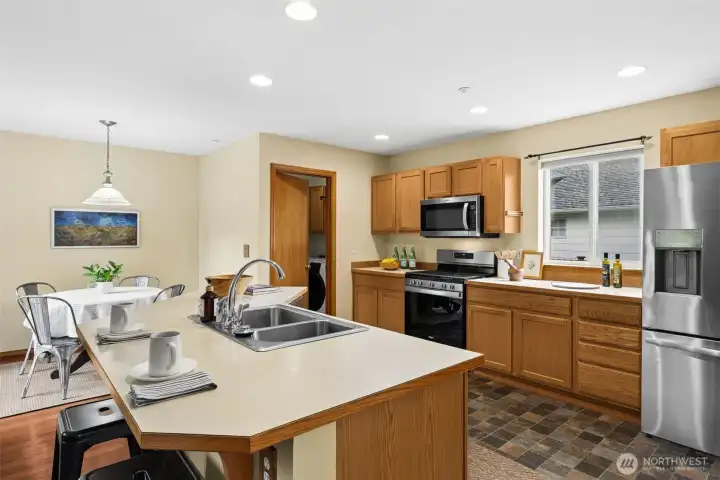 Stainless Steel Bosch Dishwasher and Brand New Fridgedaire Refrigerator