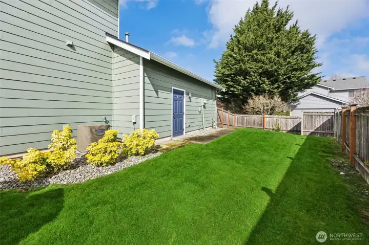 An additional fully fenced backyard is makes this home a true gem in this community.