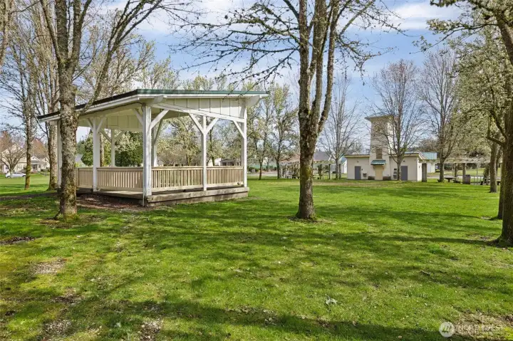 The Clock Tower park has fun events all year round including parades.