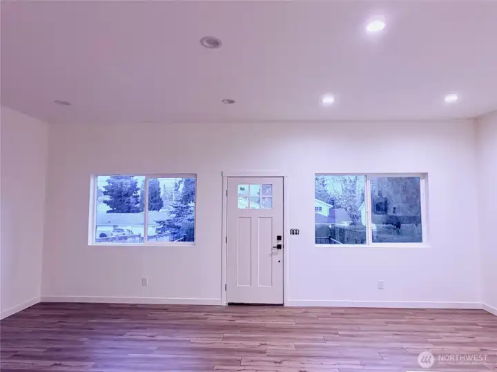 High 10-foot ceilings in great room