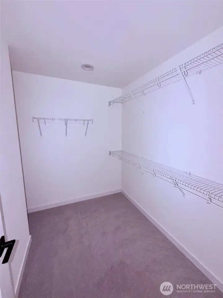 Primary walk-in closet