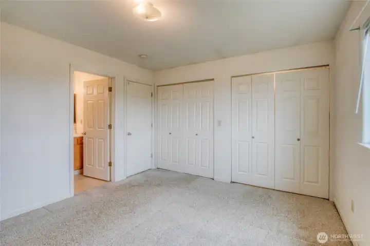 Primary Bedroom Oversized Closets