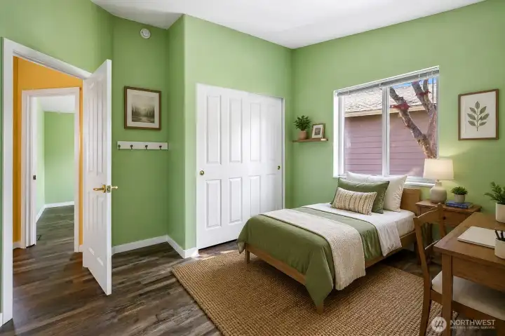 Bedroom #2 (virtually staged)