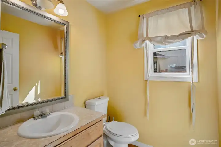 Half bath on main floor