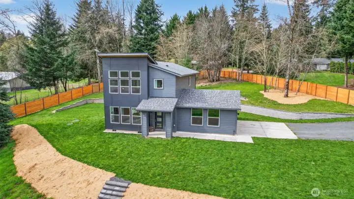 Aerial View of Fence 5 Acres