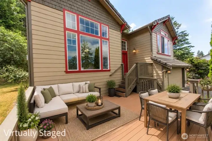 Front deck Front deck