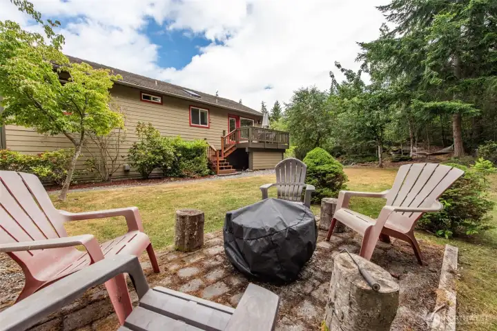 Backyard fire pit Backyard fire pit
