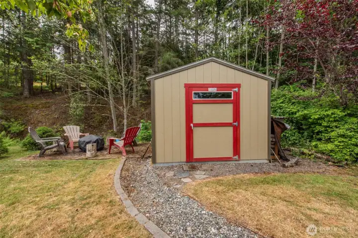 Yard tool storage Yard tool storage
