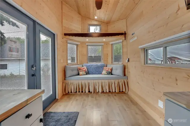 Two Sleeping Spaces in Tiny Home