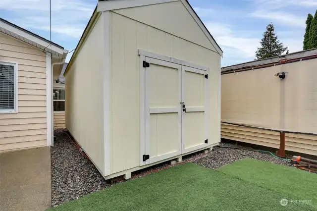 New 10x20' Shed Included