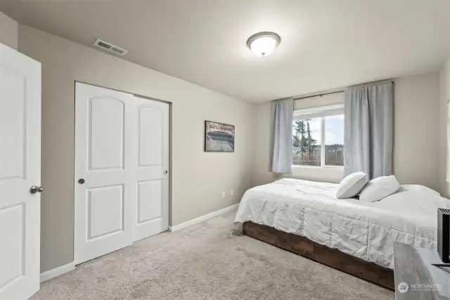 Towards the other end of the loft is another bedroom