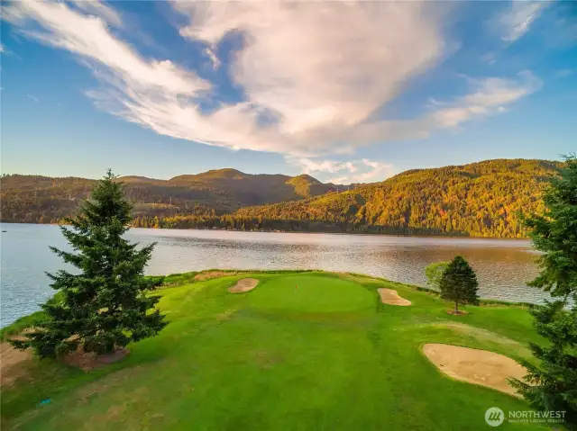 Alongside Lake Whatcom with 18 Hole Championship Golf Course