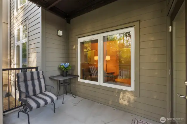 Step out onto your private balcony, a peaceful retreat offering beautiful views and fresh air. Perfect for enjoying your morning coffee or a quiet evening, this elevated outdoor space adds a touch of tranquility to your home.