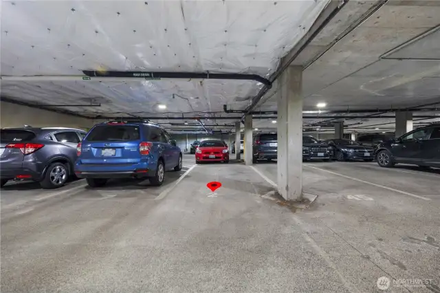 Secure garage parking with a desirable assigned space. Elevator access, mail room, and building’s 1st floor south entry seamlessly extend beyond the garage. Stunningly maintained common areas. A secure bicycle storage room is also available next to the main garage door.